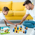 Falaquer Tic Tac Toe žaidimas, kryžiukai-nuliukai, interaktyvūs stalo žaidimai, žaidimai dviem žaidėjams, didelis valgo mažą žaidimas, interaktyvūs žaidimai tėvams ir vaikams, skirti ankstyvajam ugdymui