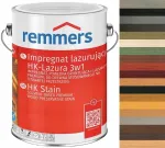 Remmers Hk-lasur lazūra fasadams 10l spalvos