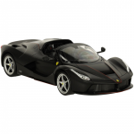 Nuotoliniu būdu valdomas 1:14 automodelis RASTAR R/C Ferrari LaFerrari Aperta, juodas