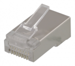 RJ45 jungtis ki&scaron;tukui, Cat5e, ekranuotas, 20 vnt DELTACO / MD-3S