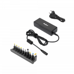 Įkroviklis universalus REBEL for Notebook/Ne&scaron;iojamas kompiuteris 65W/18-20V juodas