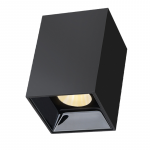 Lubinis juodas LED &scaron;viestuvas "TANGA" 12W