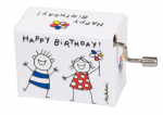 Muzikinė dėžutė Fridolin Happy Birthday in Box Happy Birthday - Boy & Girl