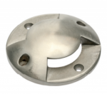 LED lauko &scaron;viestuvo dangtelis į dvi puses ALFA-O i&scaron; nerūdijančio plieno