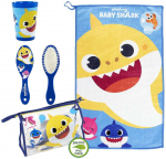 Baby Shark tualeto reikmenų krep&scaron;ys su priedais