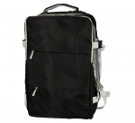 Roger Kelioninė kuprinė lėktuvui vandeniui atsparus USB kabelis 45x16x28cm juoda