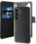 PURO PUSGS24PBOOKC3BLK, Piniginės formos dėklas, Samsung, Galaxy S24+, 17 cm (6,7 colio), Juodas