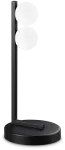 6W LED stalo &scaron;viestuvas PING PONG, juodas, 3000K