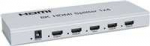 &bdquo;PremiumCord&ldquo; HDMI 2.1 skirstytuvas, 1&ndash;4 portų, 8K@60Hz, 4K@120Hz, 1080p, HDR