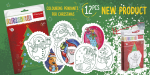 Jokomisiada Christmas medžio hangers coloring page