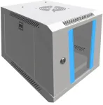 Extralink 6U 10" Pilka | Rack spinta | montuojama ant sienos