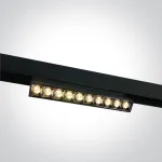 22W linijinis &scaron;viestuvas į magnetines sistemas, juodas, 3000K, reguliuojamas, DALI, 42106BL/B/W