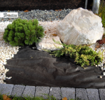 Agrotekstilė nuo piktžolių Bradas, 80 g/m&sup2;, 0.8 x 100 m, neaustinė, juoda