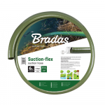 Žarna Bradas Suction-Flex su plienine spirale, 100 mm, 4,5 m, žalia