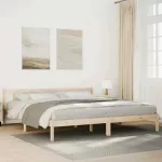 Lova Lovos rėmas be čiužinio, 200x210cm, pu&scaron;ies masyvas, itin ilgas