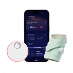 I&scaron;mani kūdikio kojinė &bdquo;Owlet Dream Sock&ldquo;, mėtų spalvos
