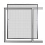 None Langų tinklelis aliumininis 150x130 cm