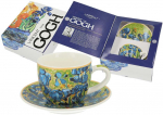 Carmani Puodelis su lėk&scaron;tute 80ml, V.van Gogh "Irisai"
