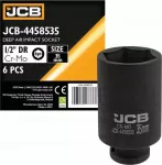 JCB 1/2 colio 35 mm gili smūginė galvutė (6 ta&scaron;kų)