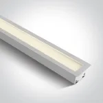 20-40W LED įleidžiamas linijinis &scaron;viestuvas, baltas, 3000/4000/5000K, 38145AR/W/V