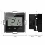Engo Controls Engo E55 Wifi laidinis termostatas 230V judas 55x55