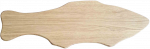 Ąžuolinė pjaustymo lenta , žuvies formos 58,5 cm