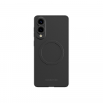 AmazingThing Minimal Air dėklas su Magnetic Ring skirtas Samsung Galaxy S25 Edge - juodos spalvos