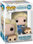 FUNKO POP! Vinilinė figūrėlė: Marvel: The Fantastic Four: First Steps - Invisible Woman & Franklin, 9 cm