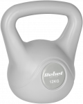 REBEL ACTIVE Kettlebell bituminous pilka 12 kg