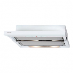 CATA Gartraukis | CAMPANA TF-5260 WH /L | Teleskopinis | Energijos vartojimo efektyvumo klasė D | Plotis 60 cm | 325 m&sup3;/h | Slankiklis | LED | Balta