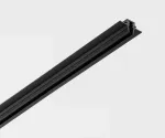 Magnetinės sistemos užglaistomas bėgelis MICRO_LINE R, juodas, 3m
