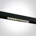 22W LED &scaron;viestuvas į magnetines sistemas MAXI, juodas, 3000/4000K, 48V, 38&deg;, DALI, 42102BL/B/V