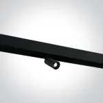 6W LED &scaron;viestuvas į magnetines sistemas MINI/MIDI/MAXI/P&P, juodas, 3000/3500/4000K, 48V, 38&deg;, 42108/B/V