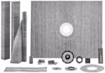 Du&scaron;o kabinos komplektas 1524 x 1219 mm, su centriniu lataku, hidroizoliacija, nerūdijančio plieno grotelėmis, nuolydžio formavimo rinkiniu, du&scaron;o padėklo montavimui, vonios kambariui