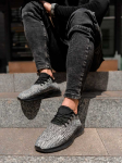 Sneakers vyri&scaron;ki laisvalaikio sportbačiai t388 - pilki