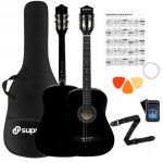 SUPRIMO CGS3 BK - classical guitar 4/4, juodas