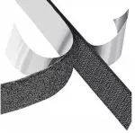 Mercodan Lipni juosta su lipnia juosta 25 m, juoda, su kabliuku / ki&scaron;tuku, 30 mm, tinka