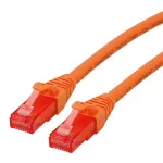 ROLINE Cat6 0.5m, 0.5 m, Cat6, U/UTP (UTP), RJ-45, RJ-45, oranžinis