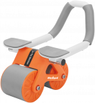 Przyrząd do ćwiczenia mięśni brzucha su timerem, AB roller Wheel AB-3 , spalva szaro-oranžinė , REBEL ACTIVE