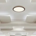 Lubinis &scaron;viestuvas 36W LED pavir&scaron;inis &scaron;viestuvas, baltos/rudos sp., 3000/4500/6500K, dimeriuojamas