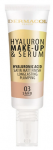 Dermacol Hyaluron Make-up & Serum 03 Sand 25 g