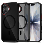 &bdquo;Tech-Protect MagHybrid MagSafe&ldquo; dėklas, skirtas &bdquo;iPhone 17&ldquo; &ndash; Juodas ir Raudona