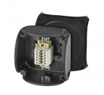 Hensel 62000340 ATEX jungiamoji dėžutė 2 ir 22 zonoms IP66 93x93x62mm juoda 5x2,5 mm2 Cu RX 0205 T
