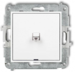 Karlik Elektrotechnik 25IWPUS-1 ICON Vieno poliaus jungiklio mechanizmas amerikieti&scaron;ko stiliaus matinis baltas 25IWPUS-1