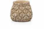 Bazaar Vazonas The Knot 18x18x15.5 cm Natūralus, Betonas