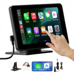Automagnetola Vevor automobilinė multimedija su carplay ir kamera