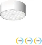 12W LED lubinis &scaron;viestuvas MATEO, baltas, 2700/4000/6000K, dimeriuojamas, 4343200