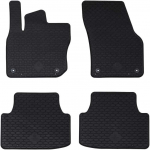 Automobilių kilimėlis 4 pcs Juoda tinka VW TIGUAN TDI 2024-