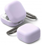 Dėklas Ringke Silicone Samsung Galaxy Buds 4 / 4 Pro &scaron;viesiai violetinės spalvos