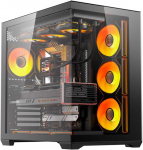 DarkFlash C280 computer case (juodas) + 7 fans